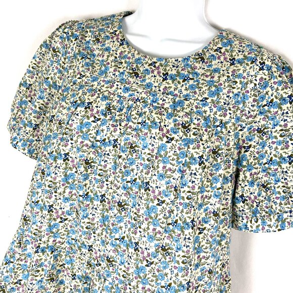 Hyacinth House Blue Purple Floral Quinn Mini Dress S - Picture 2 of 7